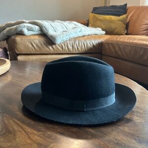 Classic Black Fedora Hat